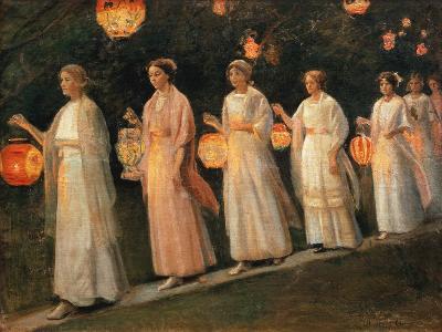 Célébration de jardin. Le Lampion-Umzug