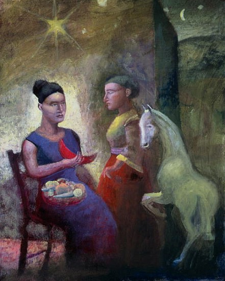 Teaching Pegasus II, 2004 (oil on canvas)  à Michael  Rooney