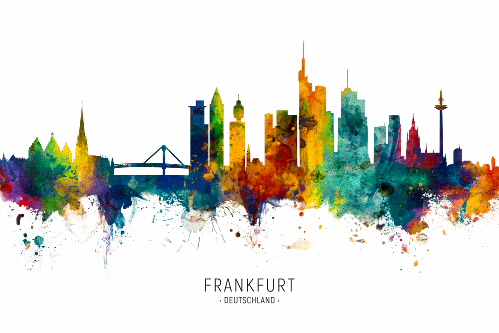 Frankfurt Germany Skyline à Michael Tompsett