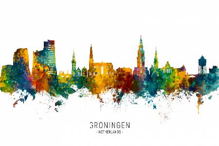 Groningen The Netherlands Skyline