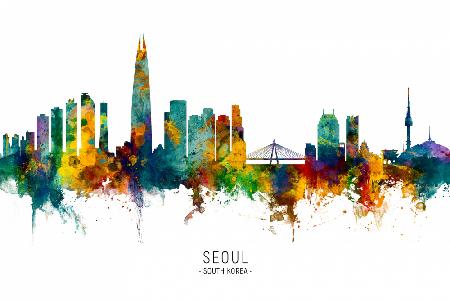 Seoul Skyline South Korea