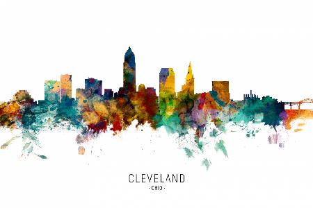 Cleveland Ohio Skyline