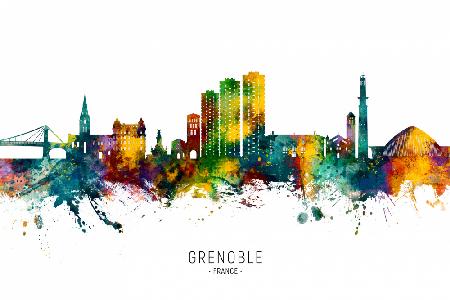 Grenoble France Skyline