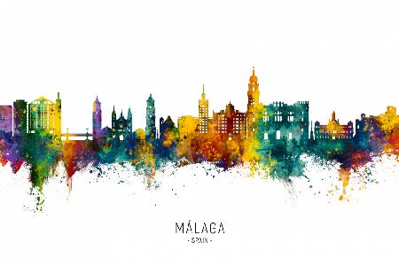 Málaga Spain Skyline
