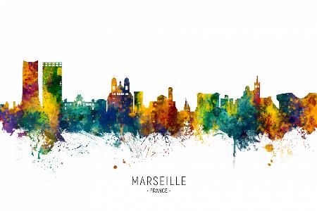 Marseille France Skyline