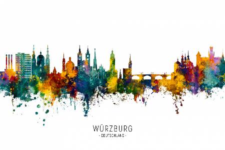 Würzburg Germany Skyline