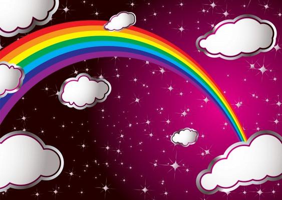 rainbow cloud à Michael Travers