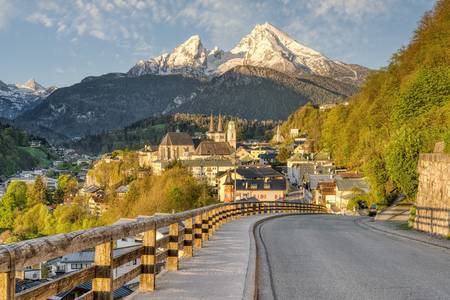 Berchtesgaden und Watzmann in Bayern