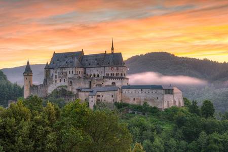 Burg Vianden in Luxemburg