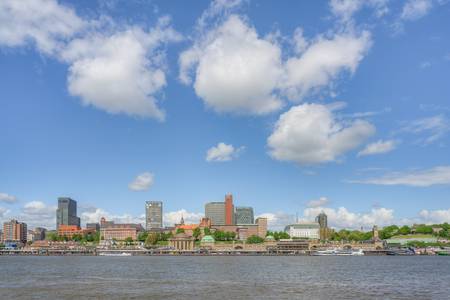 Hamburg Blick nach St. Pauli