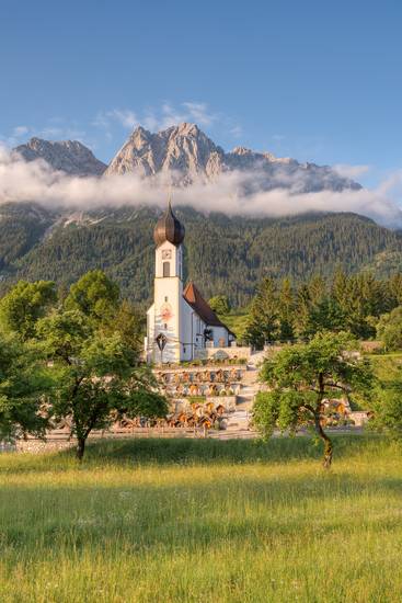 Kirche in Grainau in Bayern