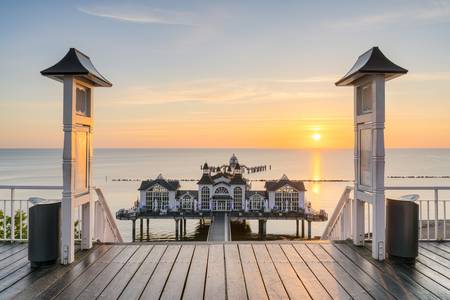 Seebrücke Sellin auf Rügen