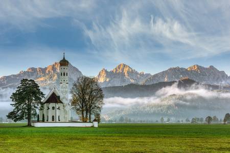 St. Coloman im Allgäu im Herbst