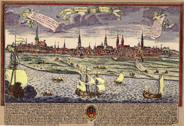 Hamburg c.1700 à Michael Wening