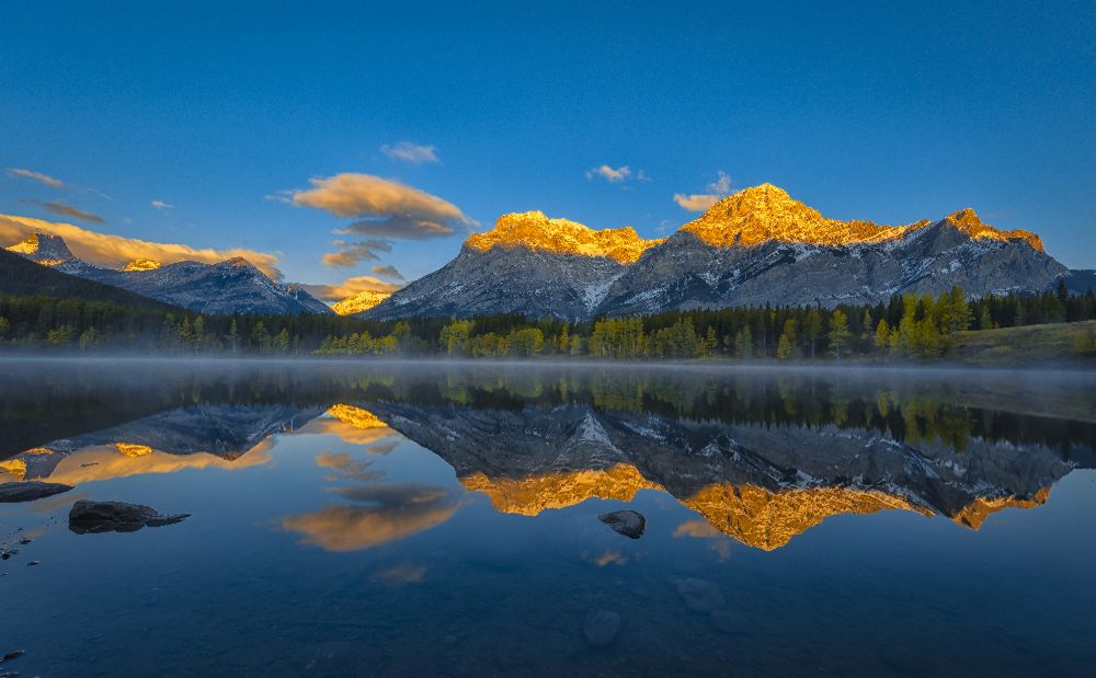 A Perfect Morning in Canadian Rockies à Michael Zheng