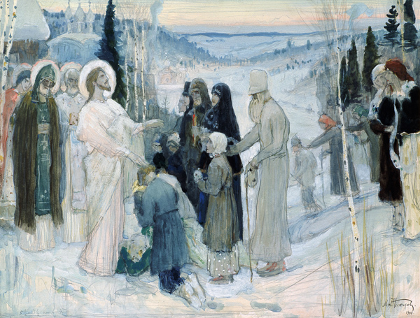 The Holy Russia à Michail Wassiljew. Nesterow
