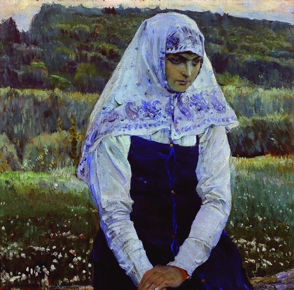 The Bride of Christ à Michail Wassiljew. Nesterow