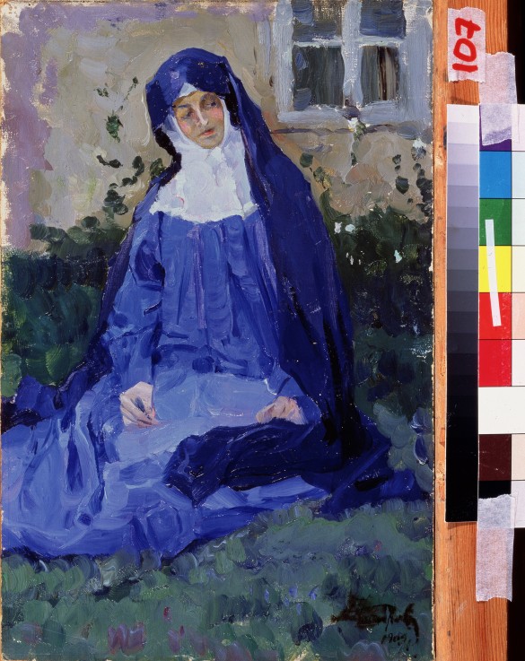 A nun à Michail Wassiljew. Nesterow