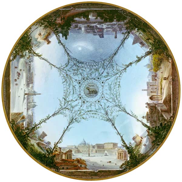 vues romaines circulaires. de l'album de Louis de roi à Michel Angelo Barberi