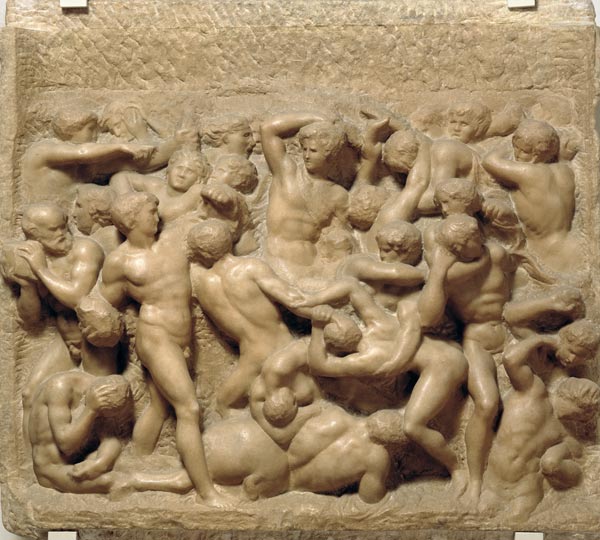 Battle of the Centaurs à Michelangelo Buonarroti