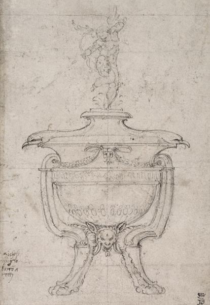 W.66 Decorative urn à Michelangelo Buonarroti
