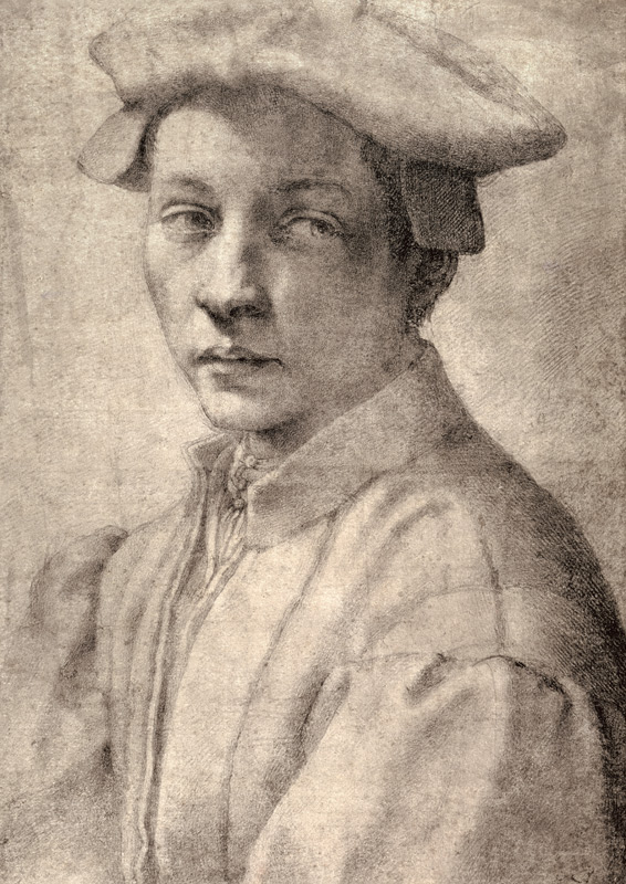 Portrait Study of a Young Boy à Michelangelo Buonarroti