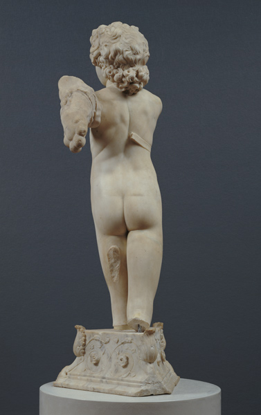Back view of the 'Manhattan' Cupid à Michelangelo Buonarroti