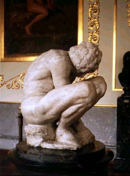 Crouching Boy à Michelangelo Buonarroti