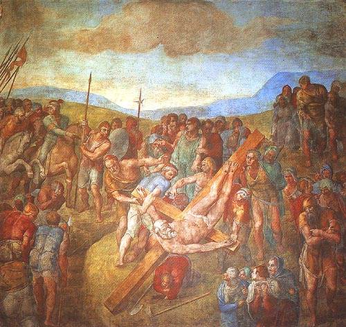 crucifixion de Pierre à Michelangelo Buonarroti