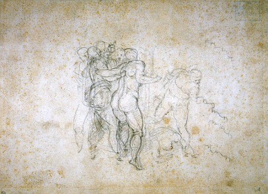 Study for the Last Judgement à Michelangelo Buonarroti