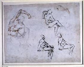 Figure Drawings (W.8 verso)