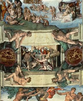 Sistine Chapel Ceiling (1508-12): The Sacrifice of Noah, 1508-10