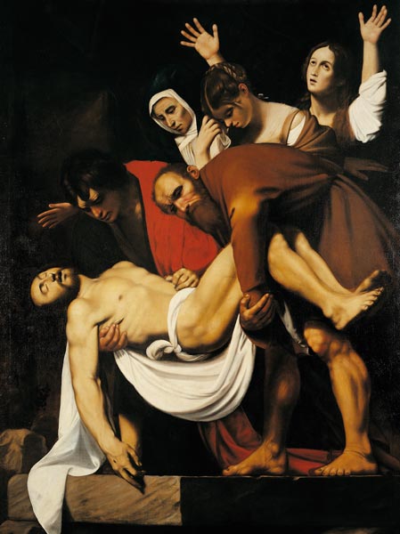 Ma mise au tombeau à Michelangelo Caravaggio, dit le Caravage