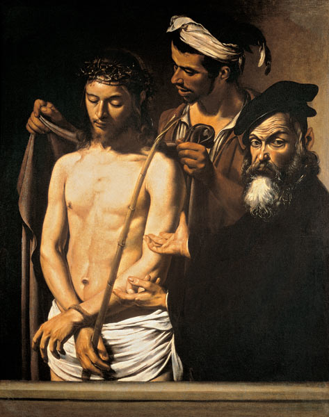 Caravaggio / Ecce Homo / c.1605/06 à Michelangelo Caravaggio, dit le Caravage
