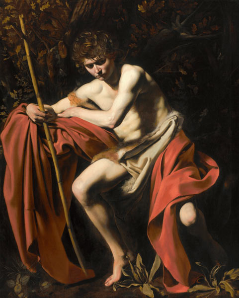 Jean Le Baptiste à Michelangelo Caravaggio, dit le Caravage