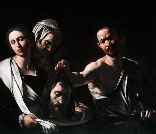Salome Receives the Head of Saint John the Baptist à Michelangelo Caravaggio, dit le Caravage