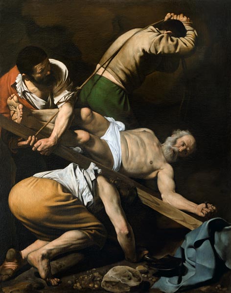 Caravaggio, Kreuzigung Petri à Michelangelo Caravaggio, dit le Caravage