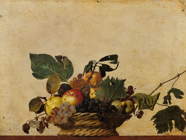 Le panier de fruit à Michelangelo Caravaggio, dit le Caravage