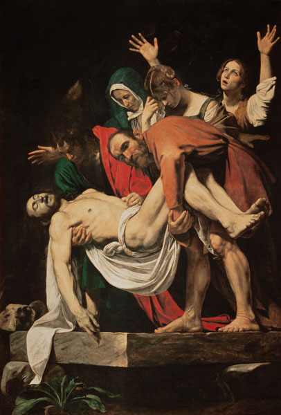 Deposition à Michelangelo Caravaggio, dit le Caravage