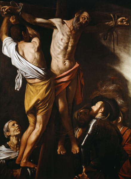 Caravaggio, Kreuzigung des Andreas à Michelangelo Caravaggio, dit le Caravage