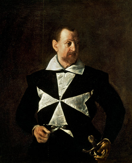 Portrait d'Alof de Wignacourts à Michelangelo Caravaggio, dit le Caravage