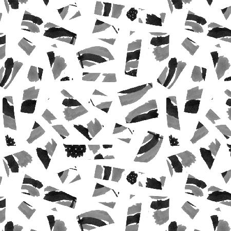 Black White Abstract Cutouts