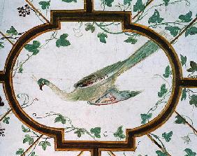 Detail of the ceiling of the cellar, Villa Medicea di Careggi (photo)