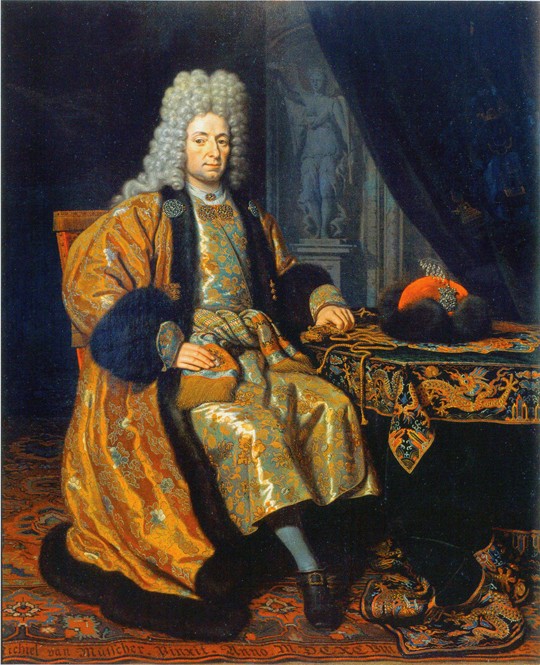 Portrait of François Lefort (1656-1699) à Michiel van Musscher