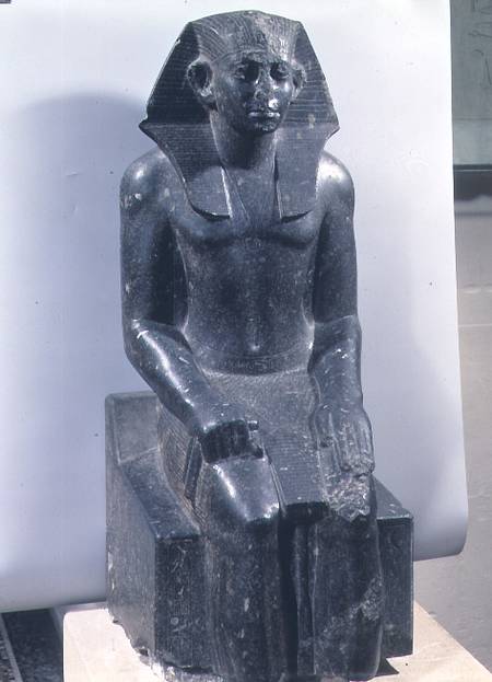 Statue of Sesostris III (1887-49 BC) as a young man à Middle Kingdom Egyptian