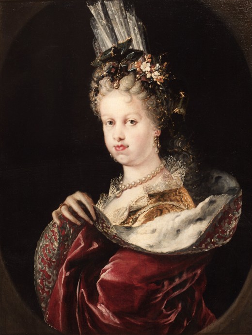 Portrait of Queen Maria Luisa of Savoy à Miguel Jacinto Melendez