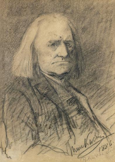 Portrait of Franz Liszt (1811-1886) 1886