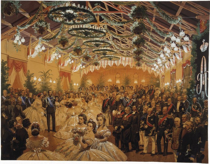 Ball in Honour of Alexander II Arranged in Helsingfors in September 1863 on the Premises of the Rail à Mihaly von Zichy
