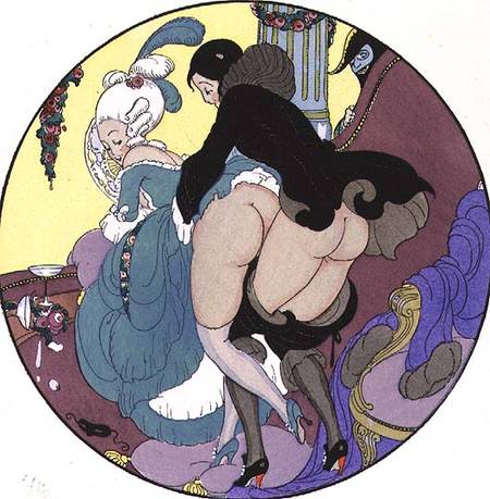 Teacher Assaulting His Pupil, plate 26 from The Pleasures of Eros à Mihaly von Zichy