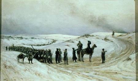 Bulgaria, a scene from the Russo-Turkish War of 1877-78 à Mikhail Malyshev